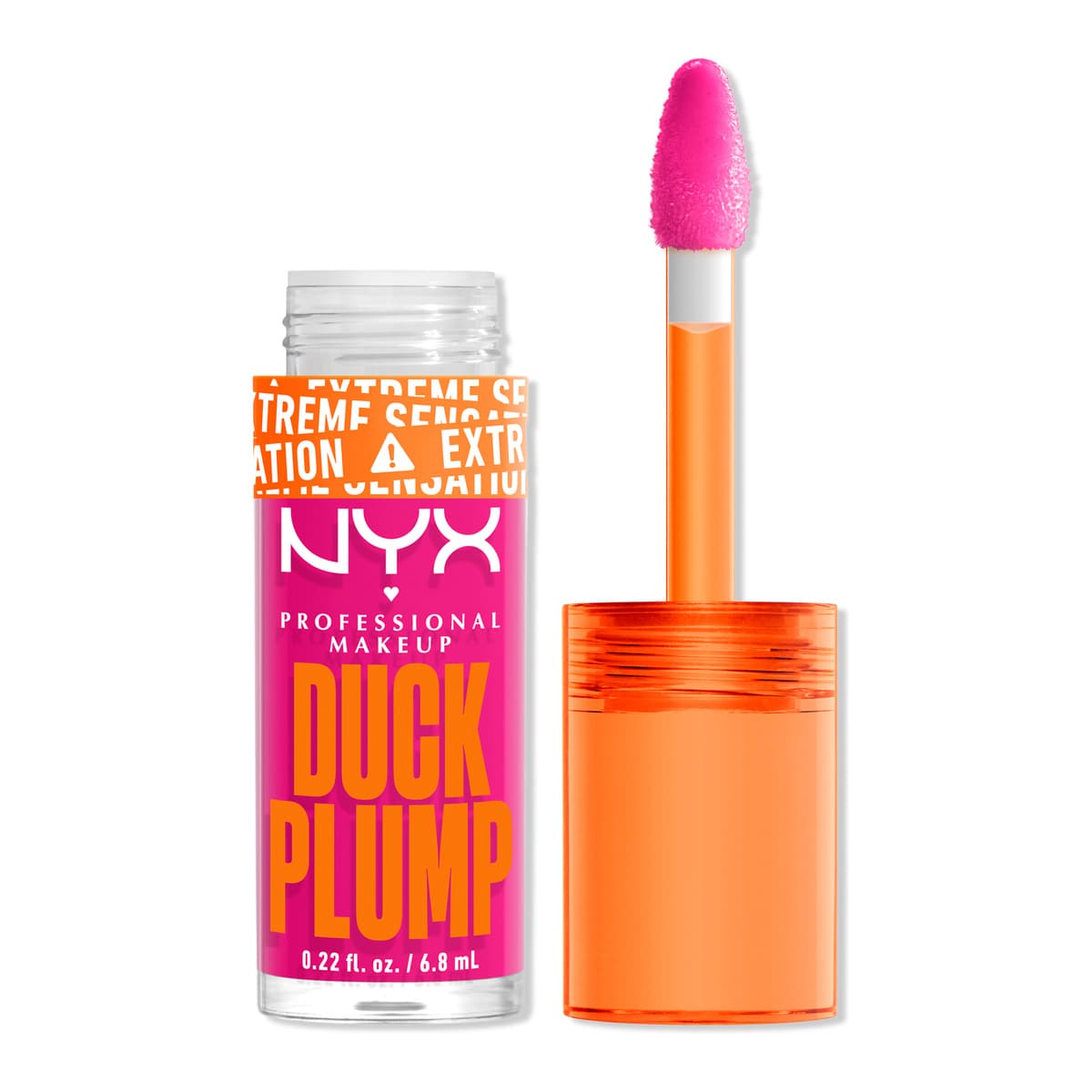 Duck Plump High Pigment Lip Plumping Gloss, Bubblegum Bae