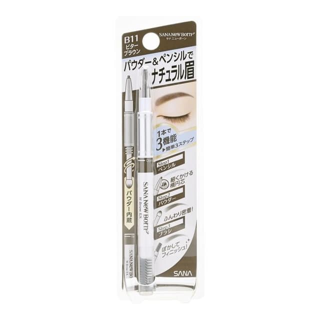New Born W Brow EX 3 In 1 Eyebrow Pencil, B11