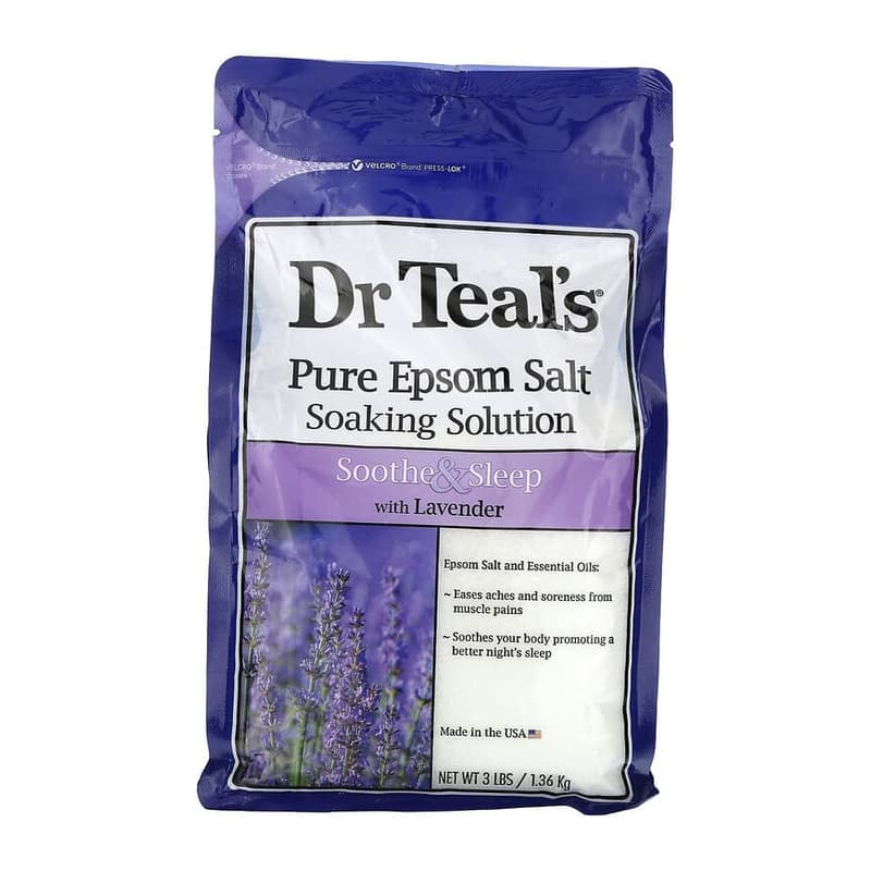 Pure Epsom Salt Soaking Solution, Lavender