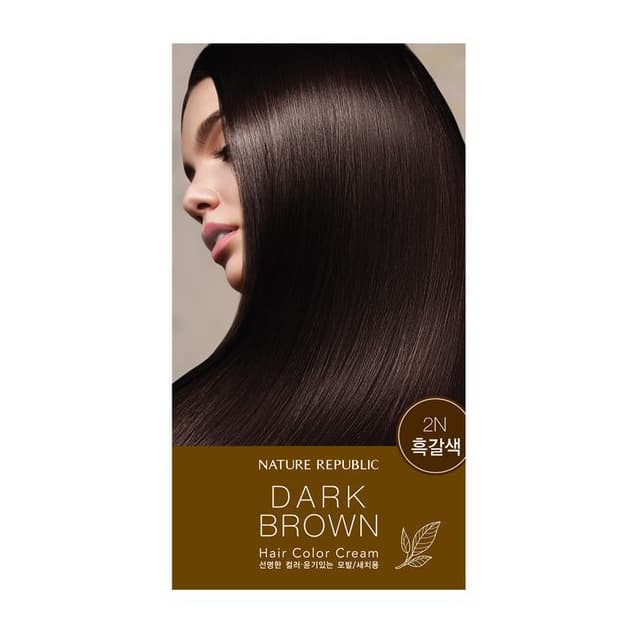 Hair & Nature Hair Color Cream #2N Dark Brown
