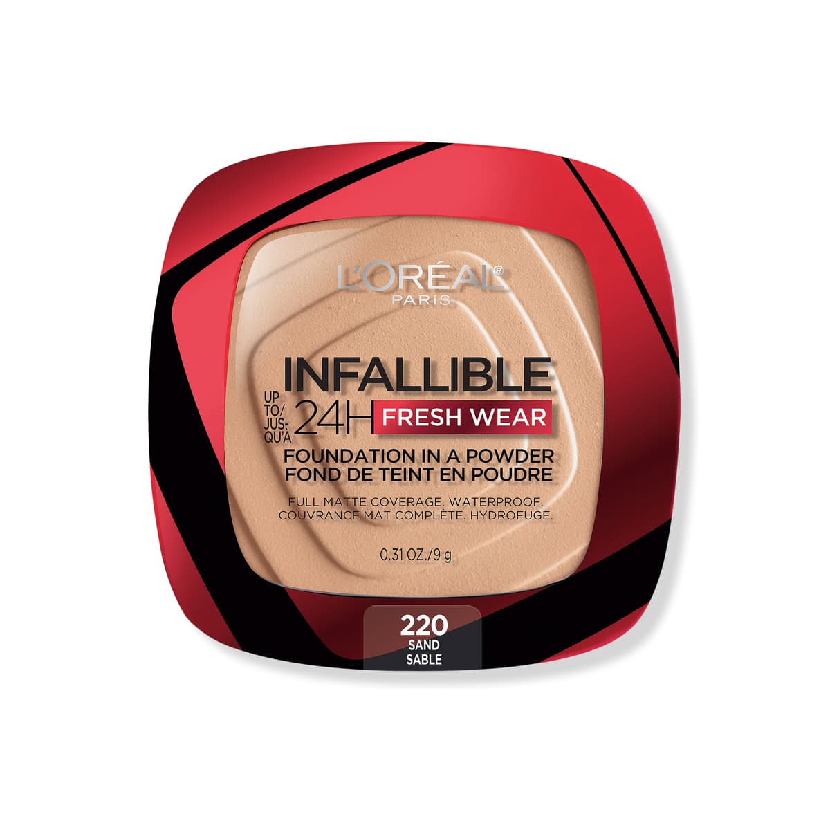 Infallible 24H Fresh Wear Foundation In A Powder, #220 Sand