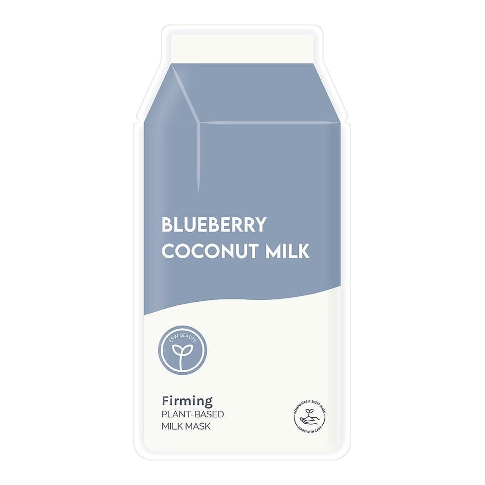 Firming Plant-Based Milk Mask Blueberry Coconut Milk