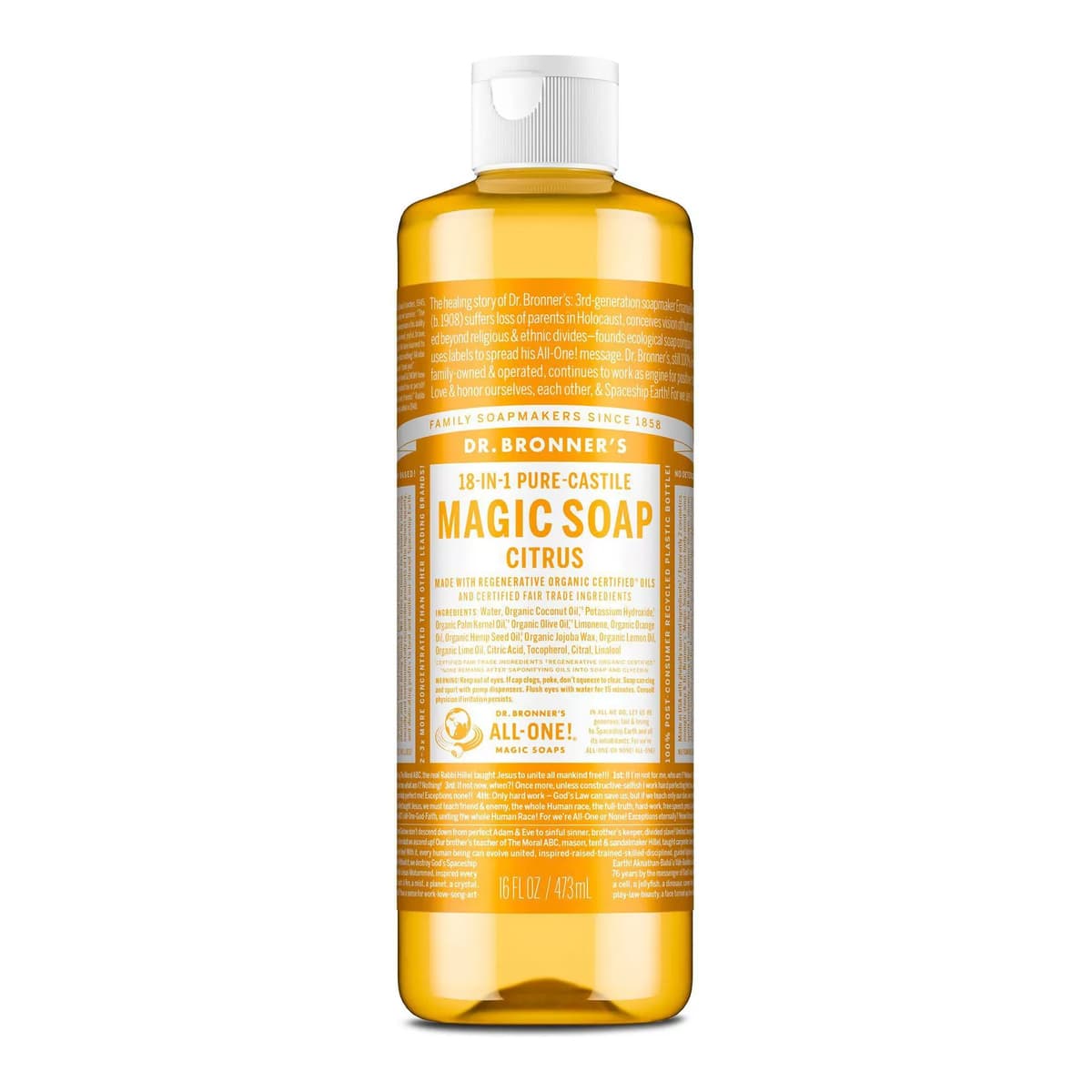 Magic Pure Castile Liquid Soap Bodywash - Citrus