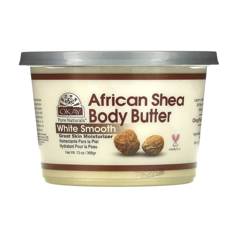 African Shea Body Butter, White Smooth