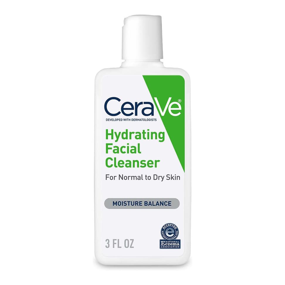 Travel Size Hydrating Face Cleanser for Sensitive & Dry Skin