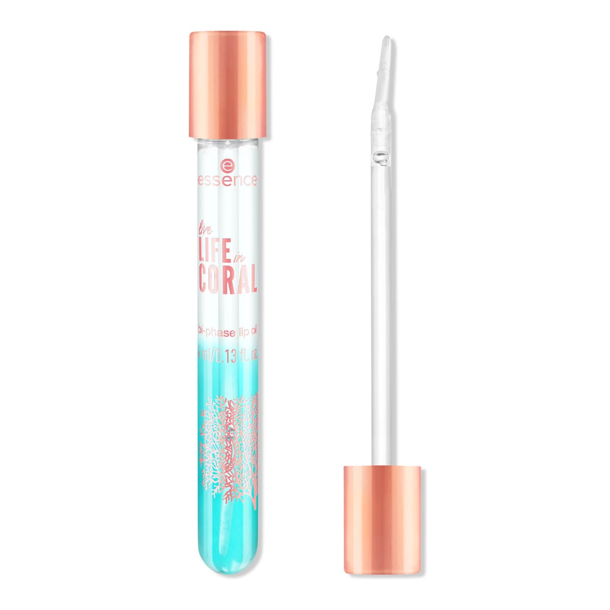 Live Life In Coral Bi-Phase Lip Oil