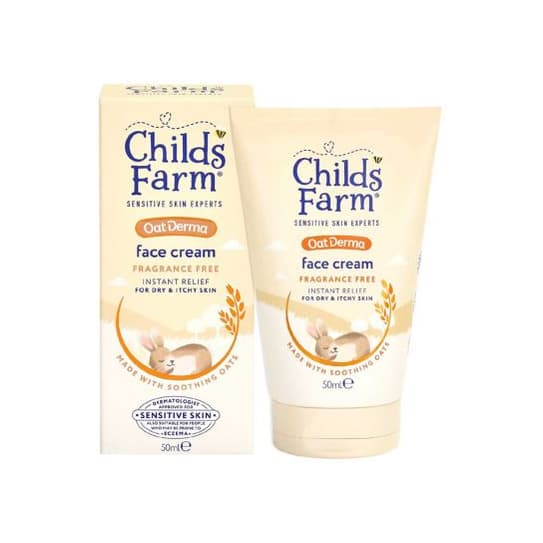 OatDerma Face Cream Fragrance Free Sensitive Skin Baby Kids Moisturizer