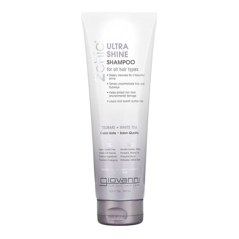Ultra Shine Shampoo, For All Hair Types, Tsubaki + White Tea