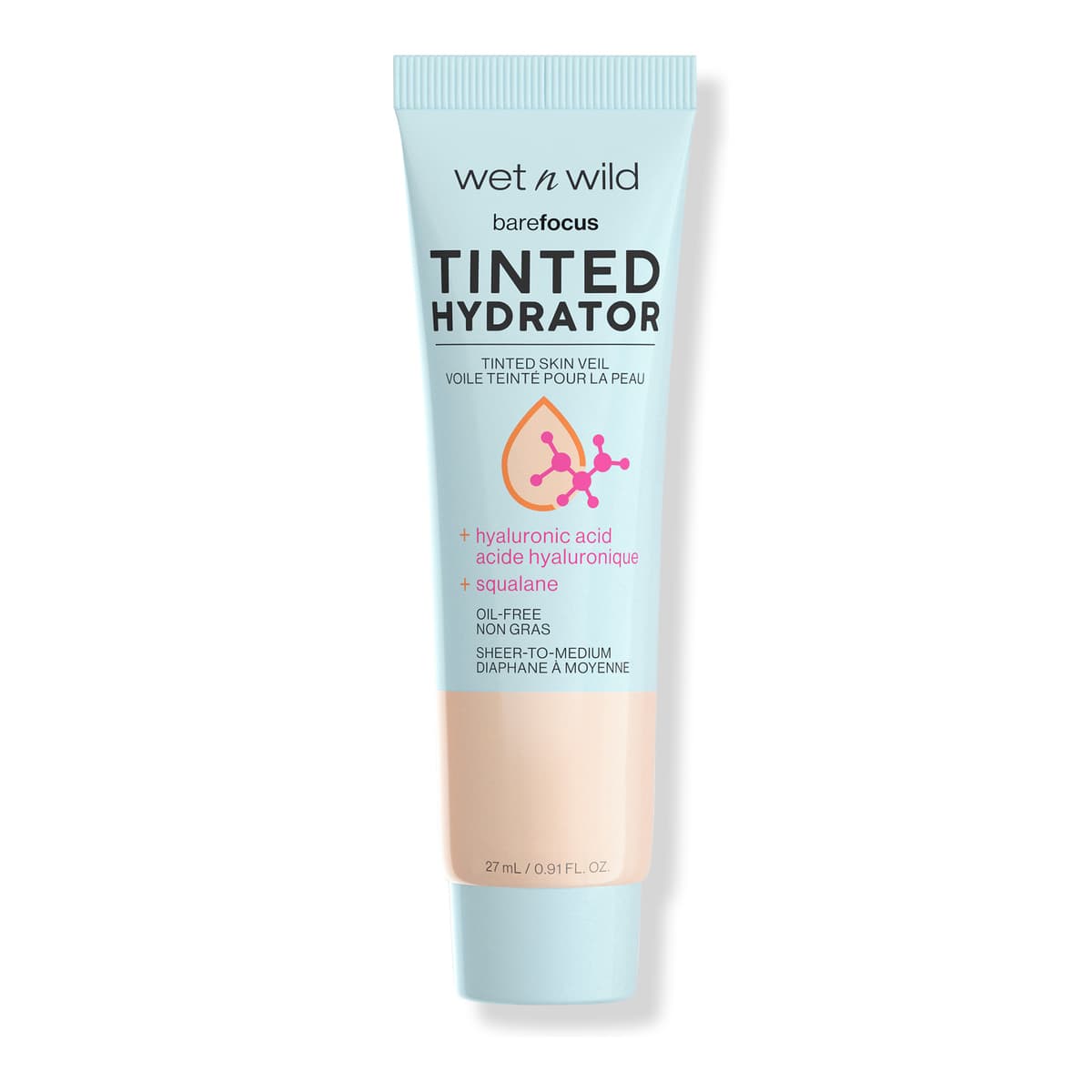 Bare Focus Tinted Hydrator Tinted Skin Veil, Light Medium