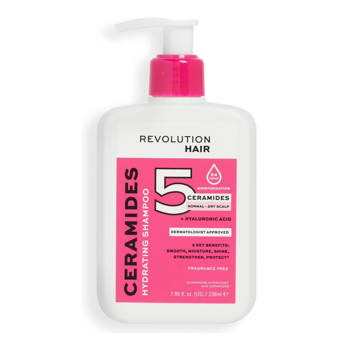 5 Ceramides and Hyaluronic Acid Hydrating Shampoo