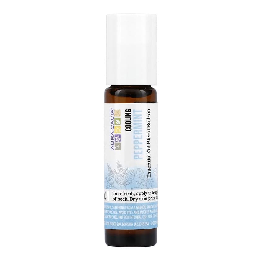 Essential Oil Blend, Cooling Roll-On, Peppermint
