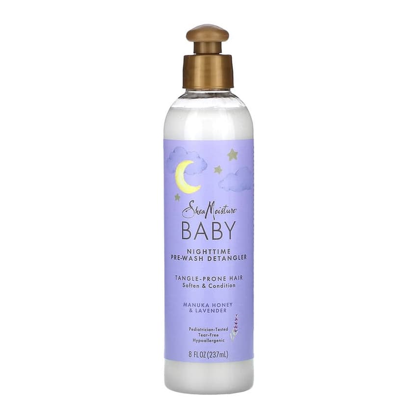 Baby, Nighttime Pre-Wash Detangler, Manuka Honey & Lavender