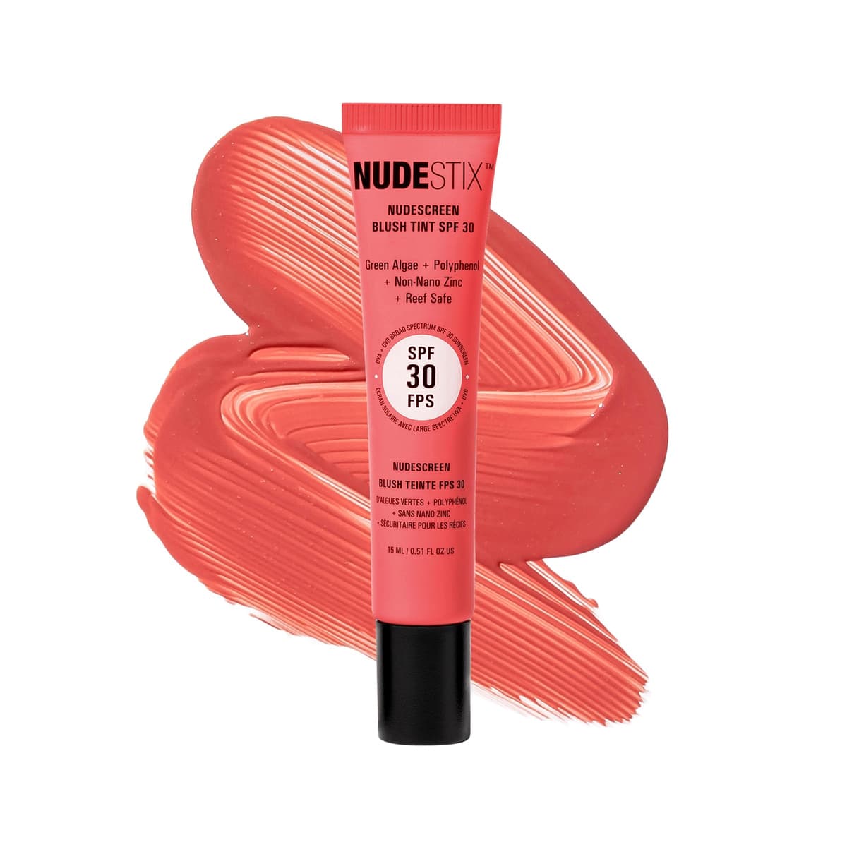 Nudescreen Blush + Lip Tint SPF 30, Strawberry Sunburst