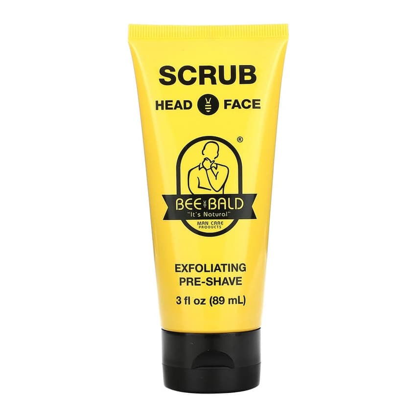 Scrub Head & Face, Exfoliating Pre-Shave