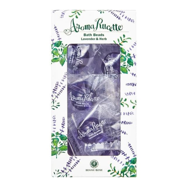 Aroma Rucette Bath Beads Lavender & Herb 10 pcs