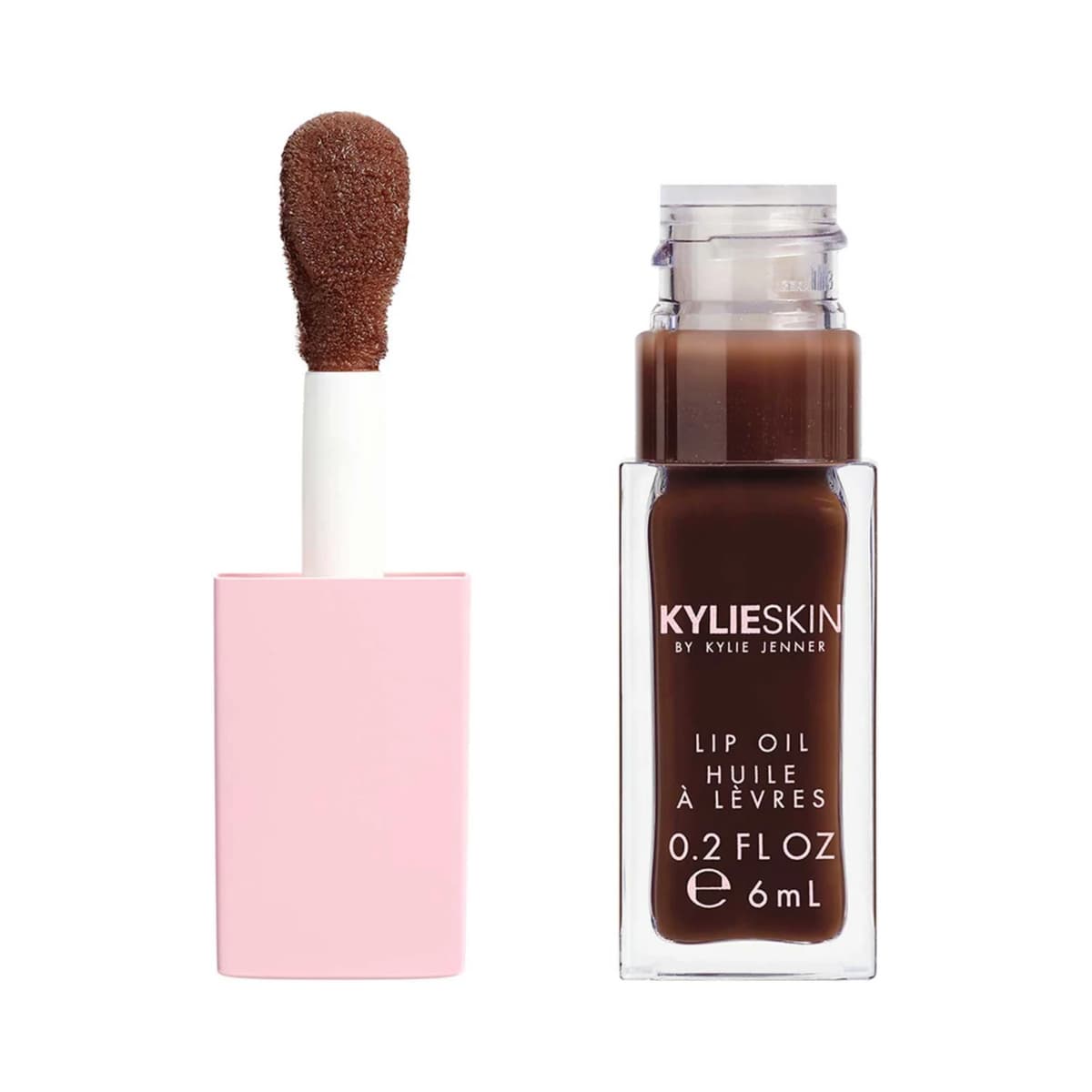 Kylie Skin Coconut Lip Oil, Chocolate Cookie
