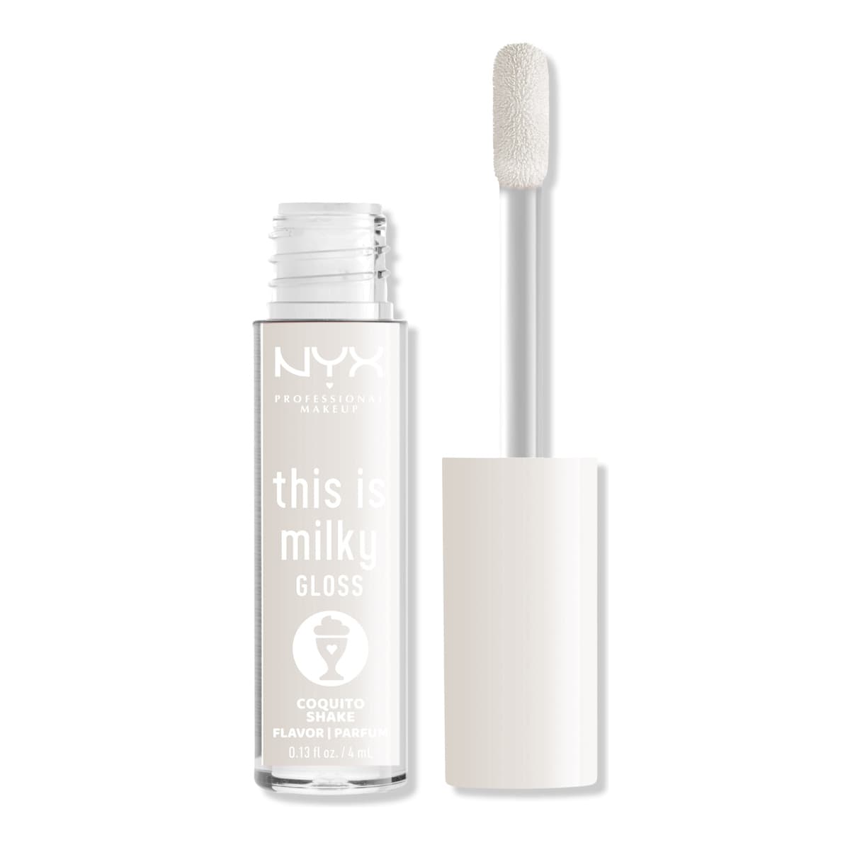 This is Milky Gloss Milkshakes Vegan Lip Gloss, Coquito Shake