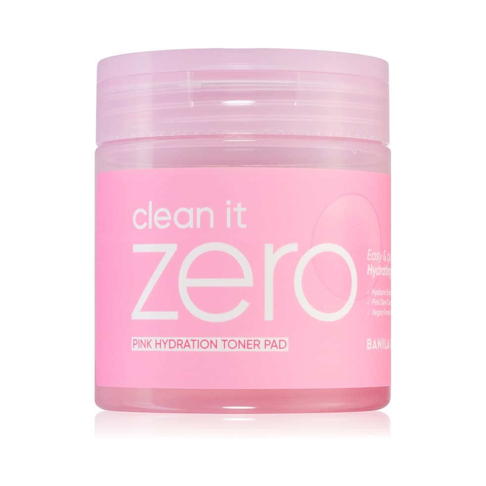 clean it zero Pink Hydration Toner Pad