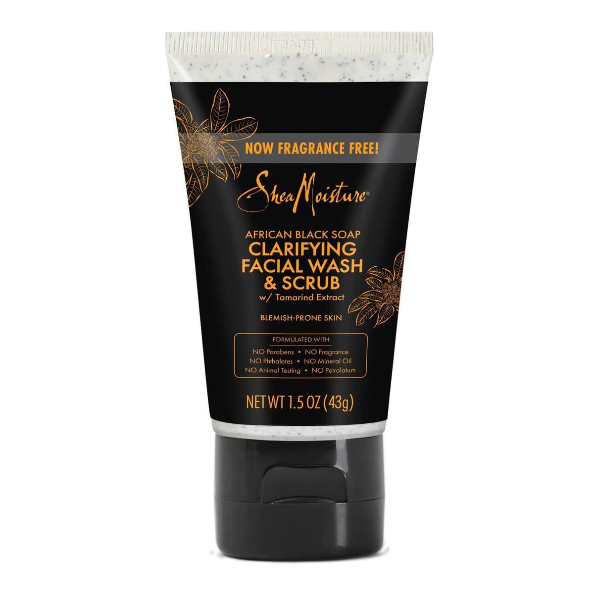African Black Soap Clarifying Facial Wash & Scrub