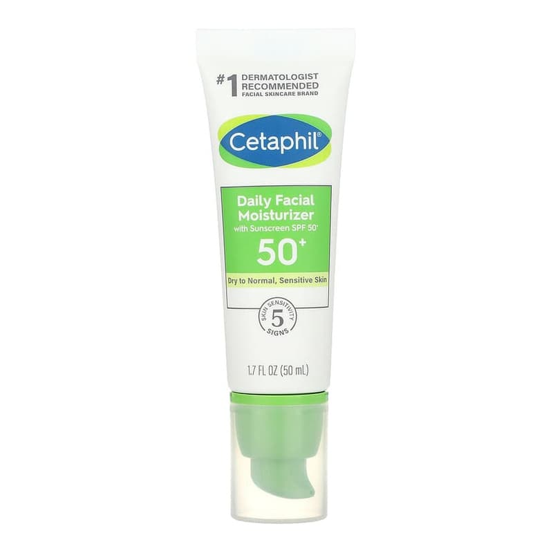 Daily Facial Moisturizer with Sunscreen, SPF 50+