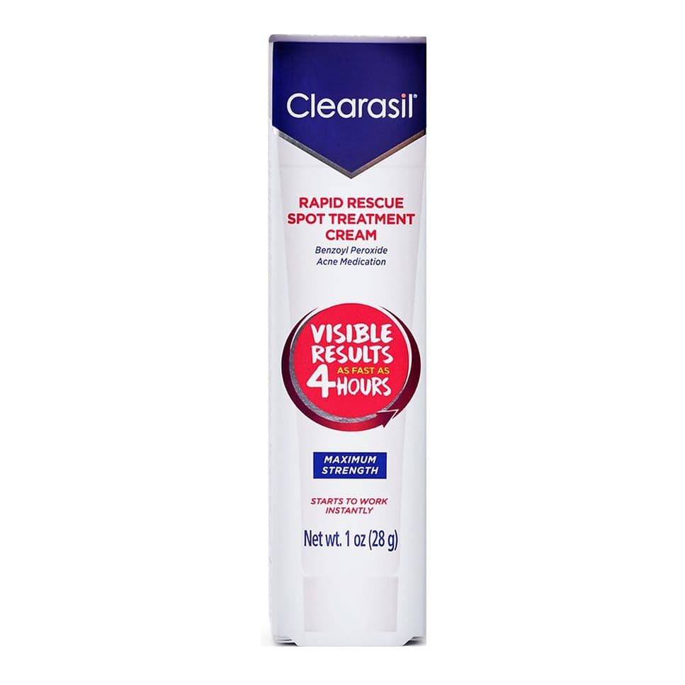 Rapid Rescue Spot Treatment Cream with Benzoyl Peroxide for Acne Relief