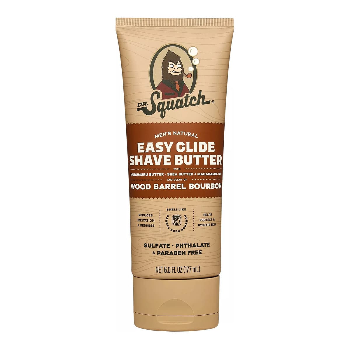 Men's Natural Shave Butter - Wood Barrel Bourbon