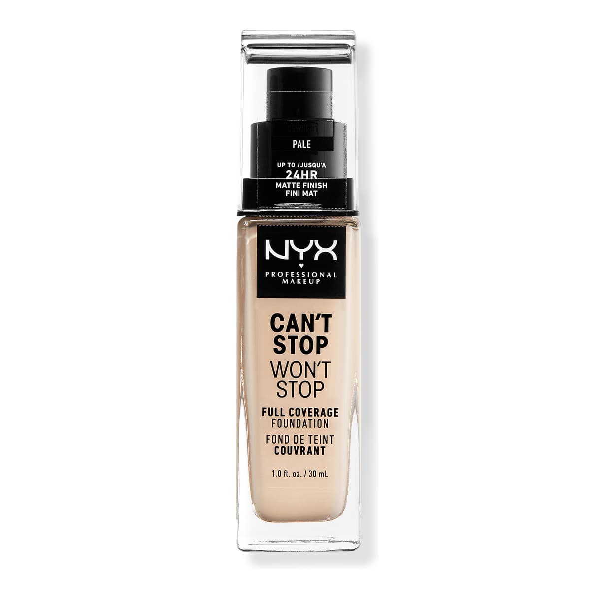 Can't Stop Won't Stop 24HR Full Coverage Matte Foundation, Pale