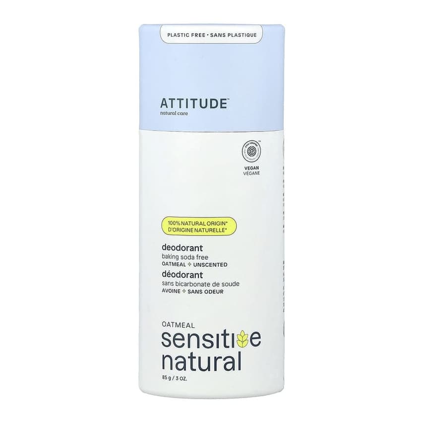 Oatmeal Sensitive Natural, Deodorant, Unscented