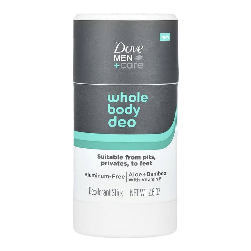 Men + Care, Whole Body Deo, Deodorant Stick, Aloe + Bamboo with Vitamin E