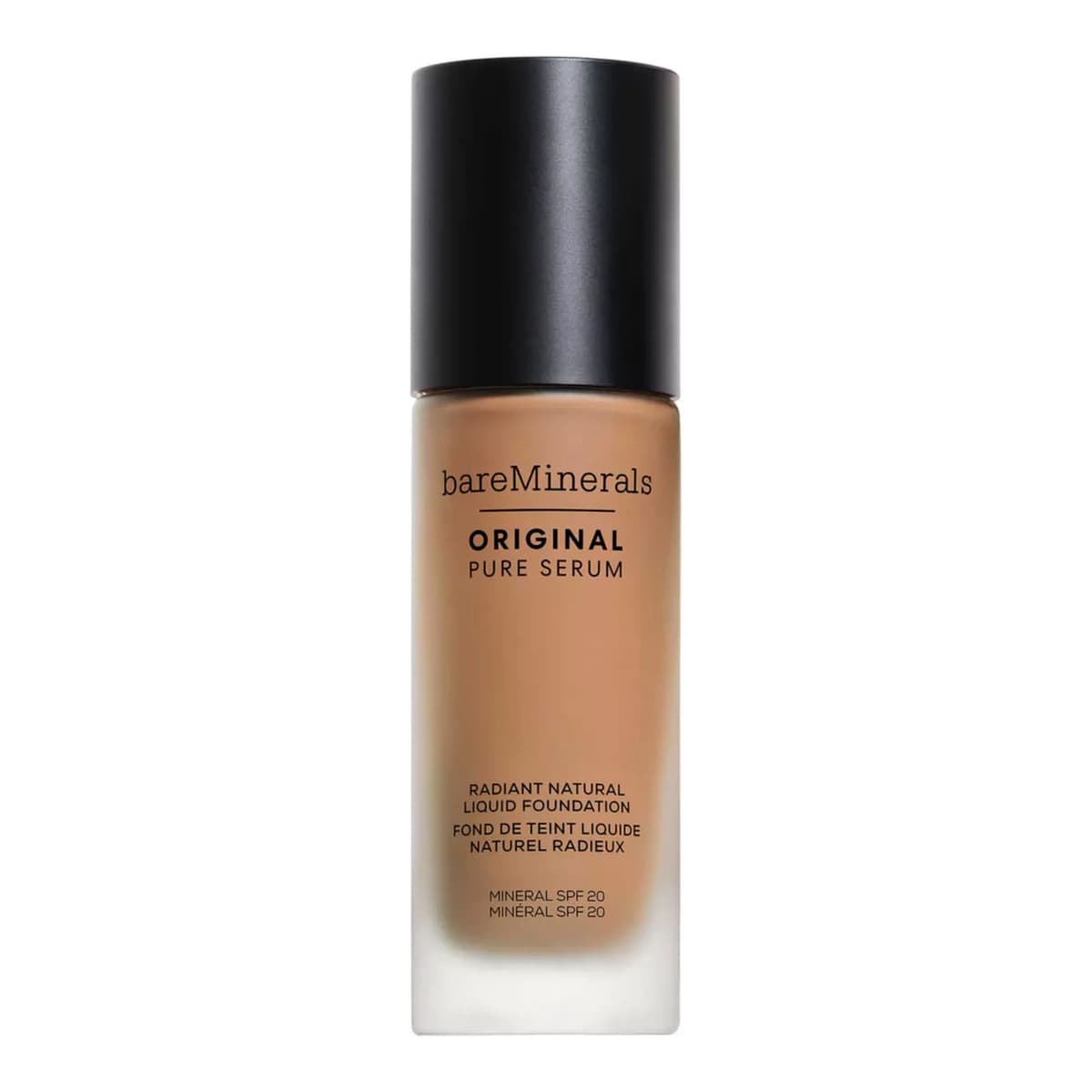 ORIGINAL Pure Serum Radiant Natural Liquid Foundation Mineral SPF 20, Medium Cool 3.5