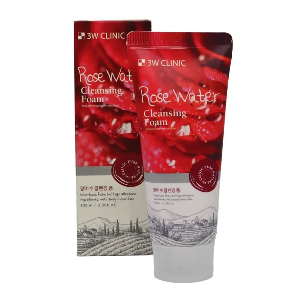 Rose Water Cleansing Foam