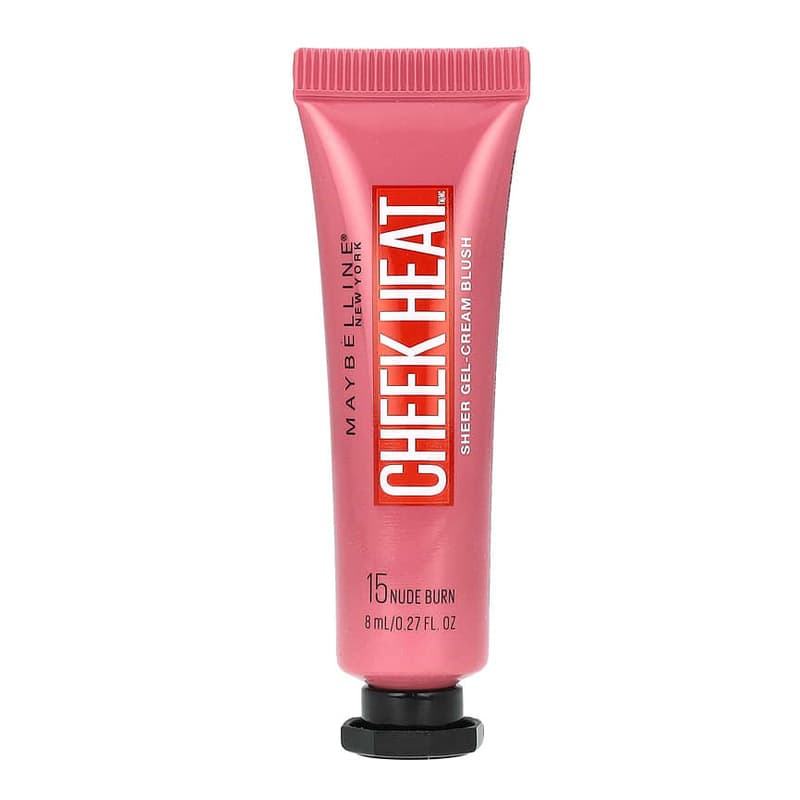 Cheek Heat, Sheer Gel-Cream Blush, 15 Nude Burn