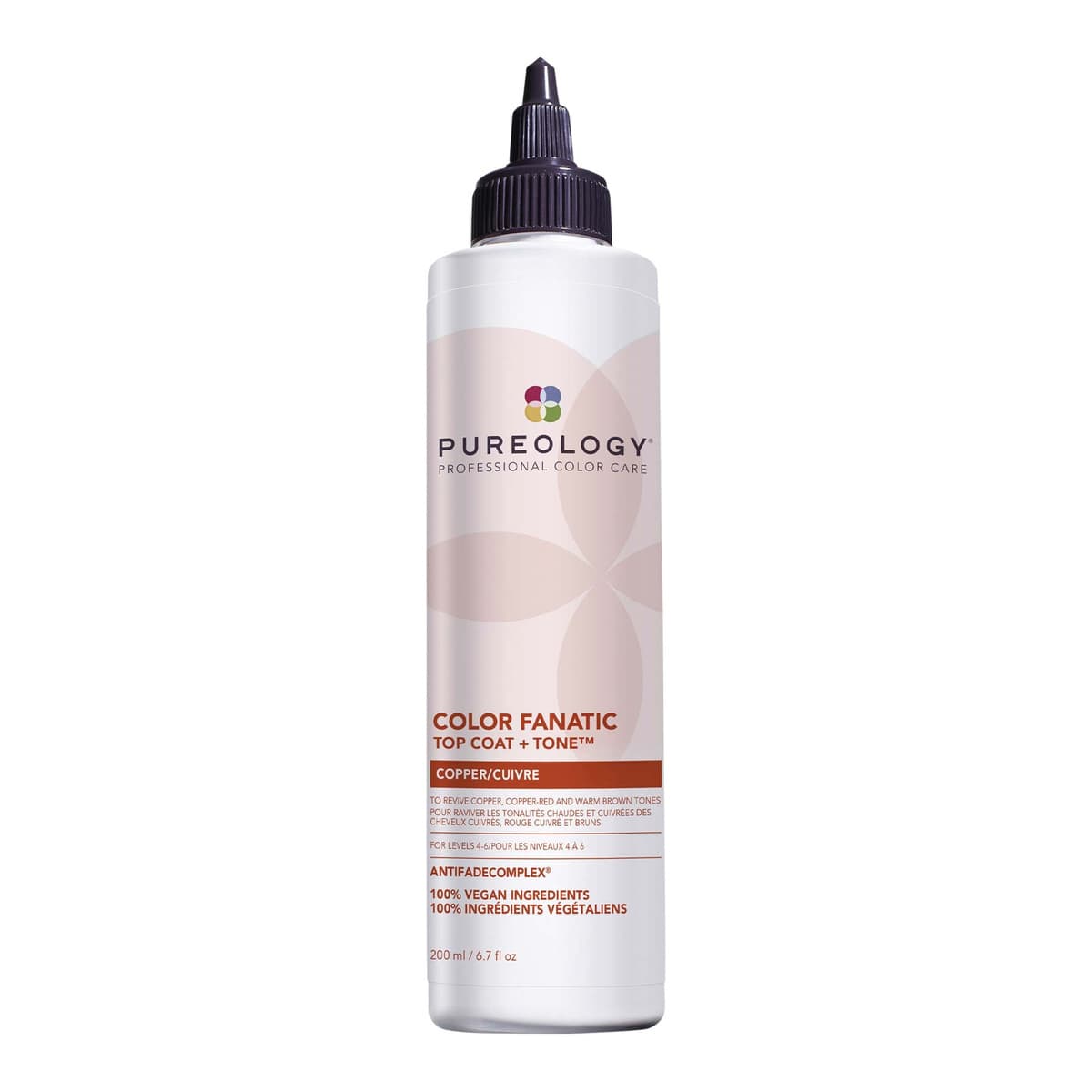 Color Fanatic Top Coat + Tone Hair Gloss, Copper