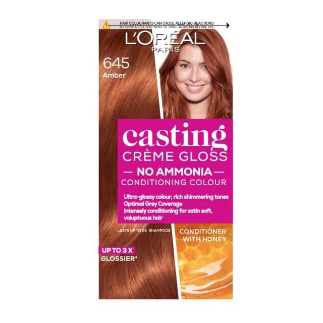 Casting Creme Gloss 645 Amber Auburn Semi Permanent Hair Dye