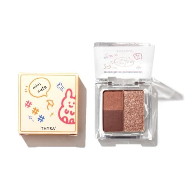 Mini Cute 3 Color Eyeshadow, #E01 Espresso