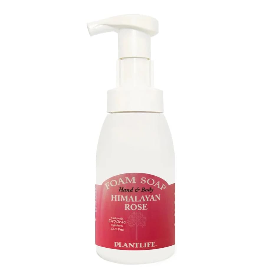 Himalayan Rose Foam Soap – Plant-Based for All Skin Types – Hand & Body Wash, Shaving, Kids’ Foaming Fun – Made in California