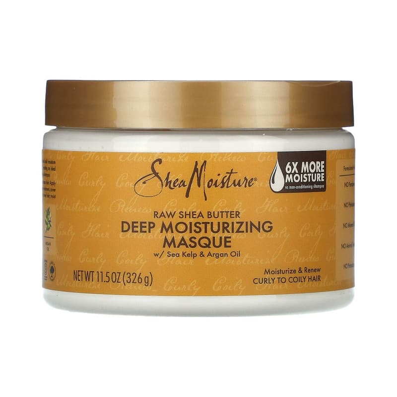 Raw Shea Butter, Deep Moisturizing Masque with Sea Kelp & Argan Oil