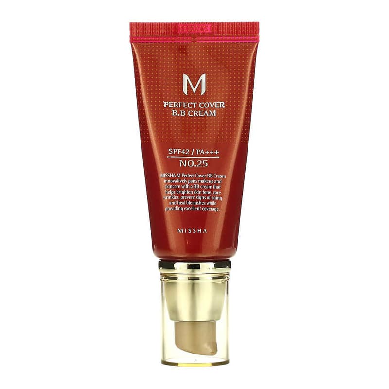 M Perfect Cover B.B Cream, SPF 42 PA+++, #25 Warm Beige