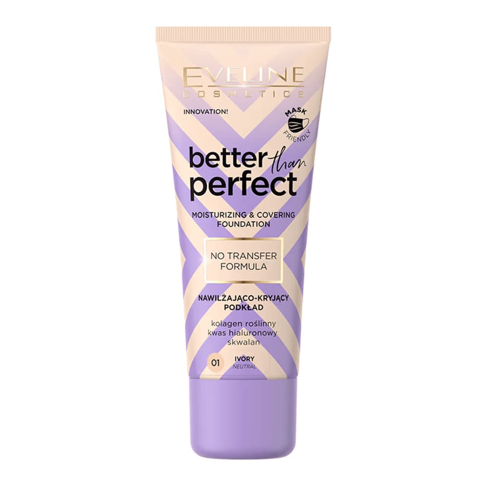 Cosmetics Better Than Perfect Moisturizing & Covering Foundation 01 Ivory
