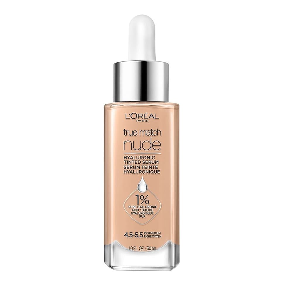 Hyaluronic Tinted Serum Makeup Skin Hybrid, #4.5-5.5 Rich Medium