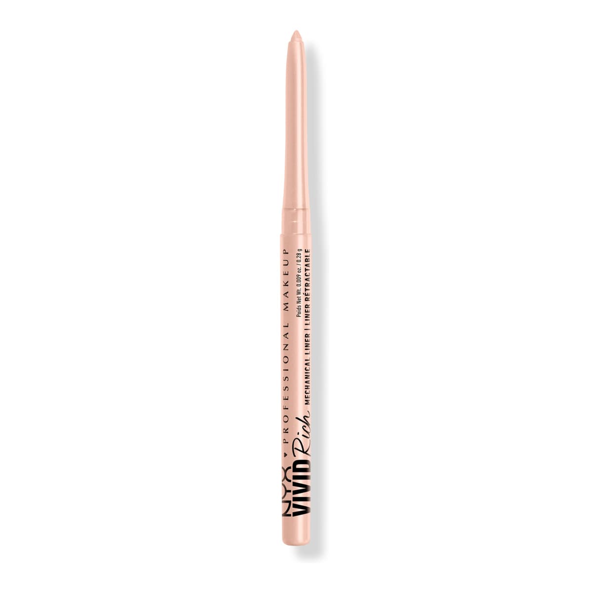 Retractable Vivid Rich Mechanical Eyeliner Pencil, Quartz Queen