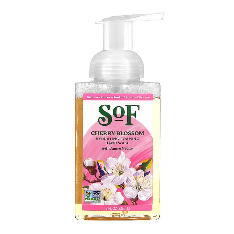 Hydrating Foaming Hand Wash with Agave Nectar, Cherry Blossom