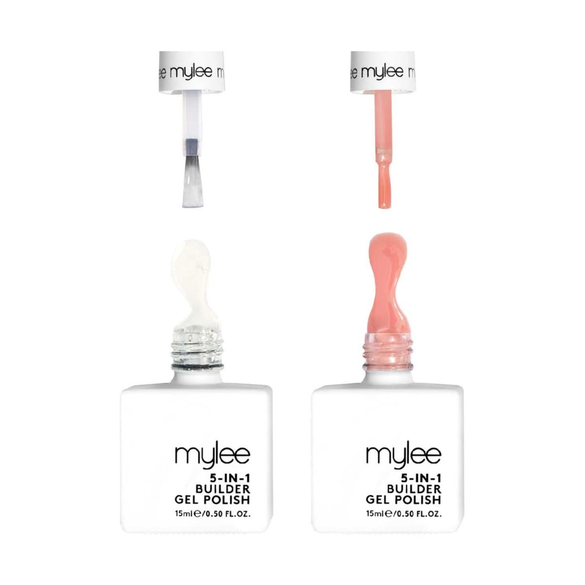 5 in 1 Builder Gel Duo (Clear/Peach)