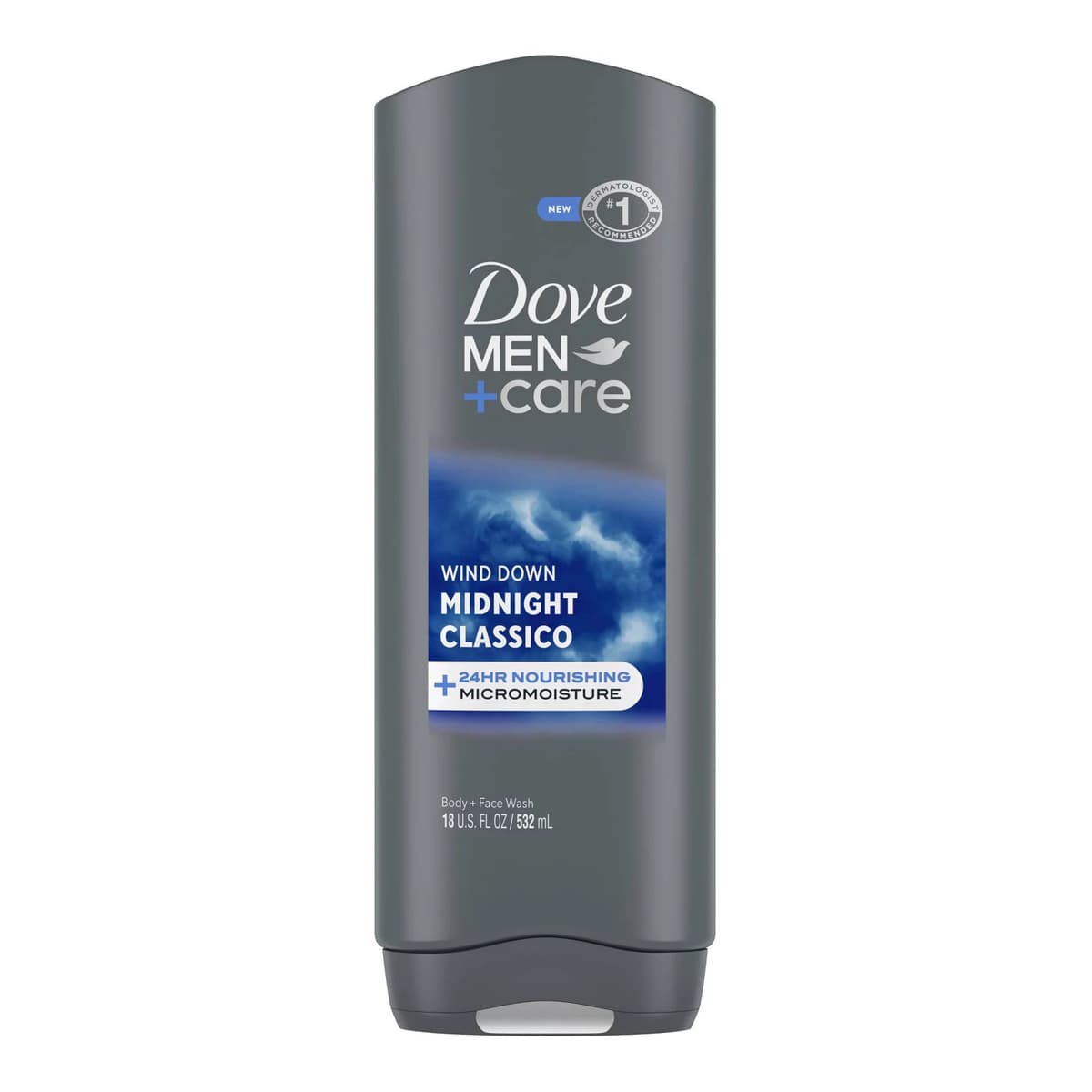 Midnight Classico Body + Face Wash - Cedar & Vanilla