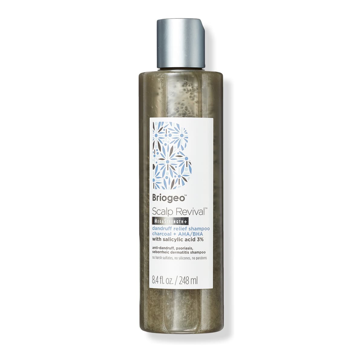 Scalp Revival MegaStrength+ Dandruff Relief Shampoo Charcoal + AHA/BHA