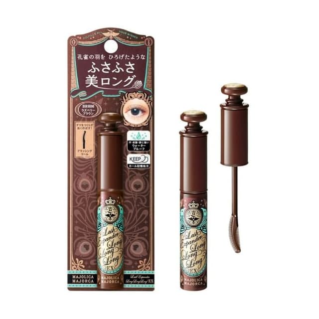 Majolica Majorca Lash Expander Long Long Long EX Mascara, BR606 Brown
