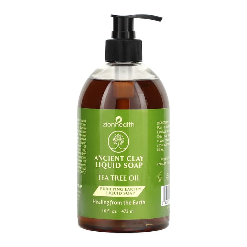 Ancient Clay Liquid Soap, Tea Tree Oil