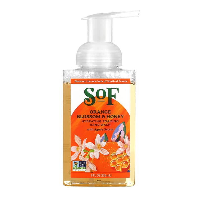 Hydrating Foaming Hand Wash with Agave Nectar, Orange Blossom & Honey