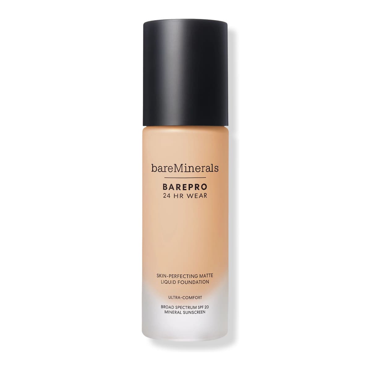 BAREPRO 24HR Wear Skin-Perfecting Matte Liquid Foundation Mineral SPF 20, Light 21 Neutral