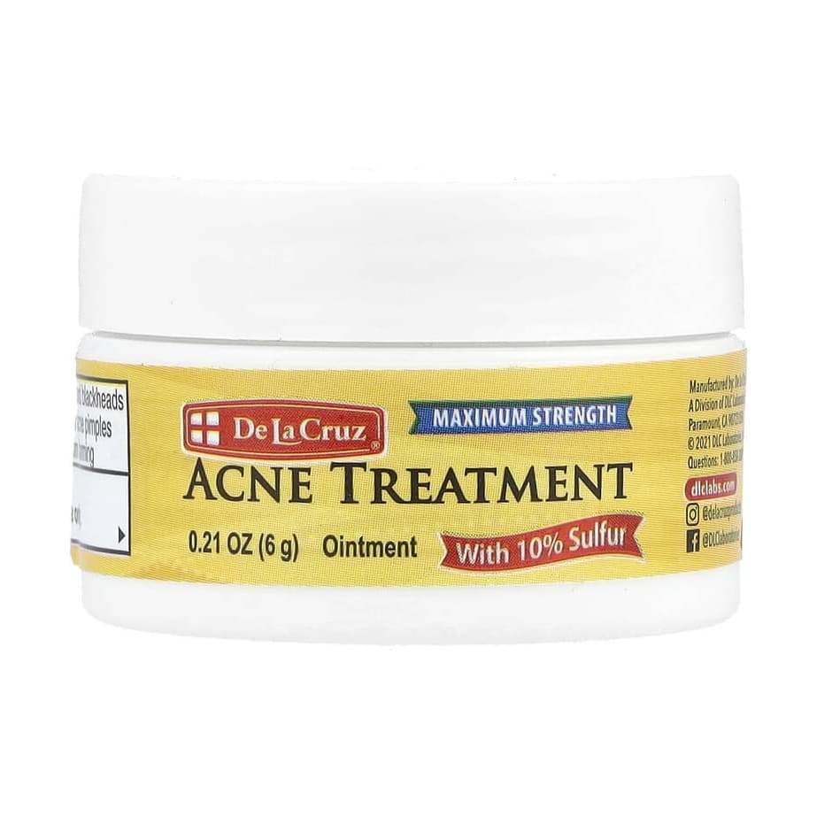 Acne Treatment Ointment with 10% Sulfur, Maximum Strength